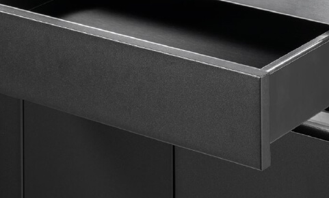 DRAWERS WITH PUSH-PULL OPENING SYSTEM