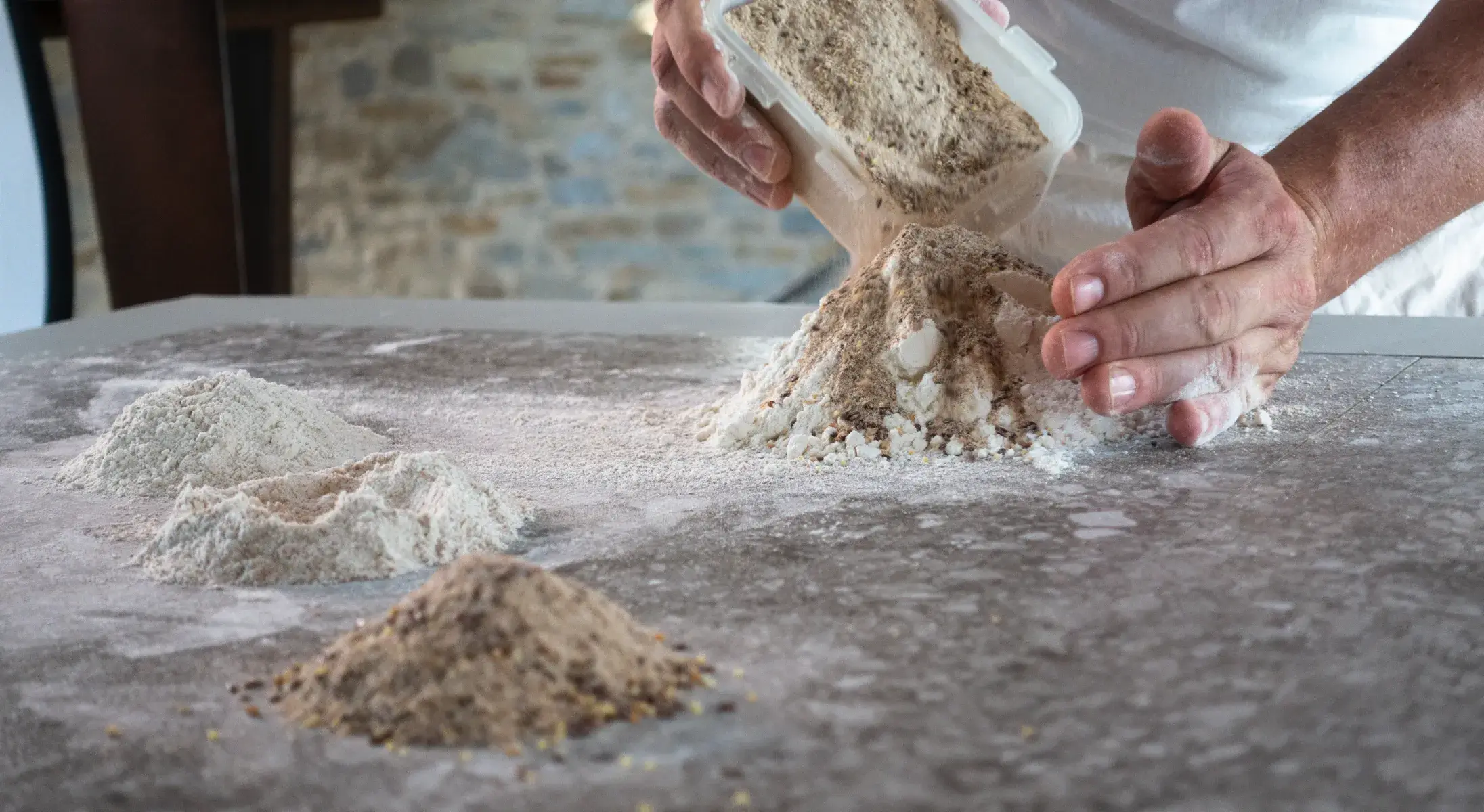 Farine per fare il pane