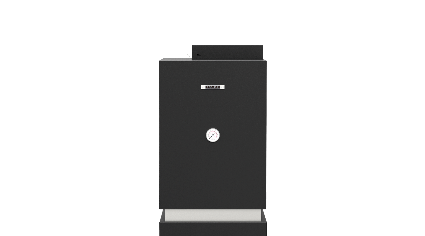 RF 450 - BUILT-IN REVERSE
FLOW KIT SMOKER