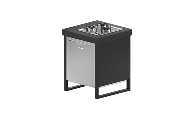 LI Modulo frigo e cottura a gas 700 (3 fuochi)