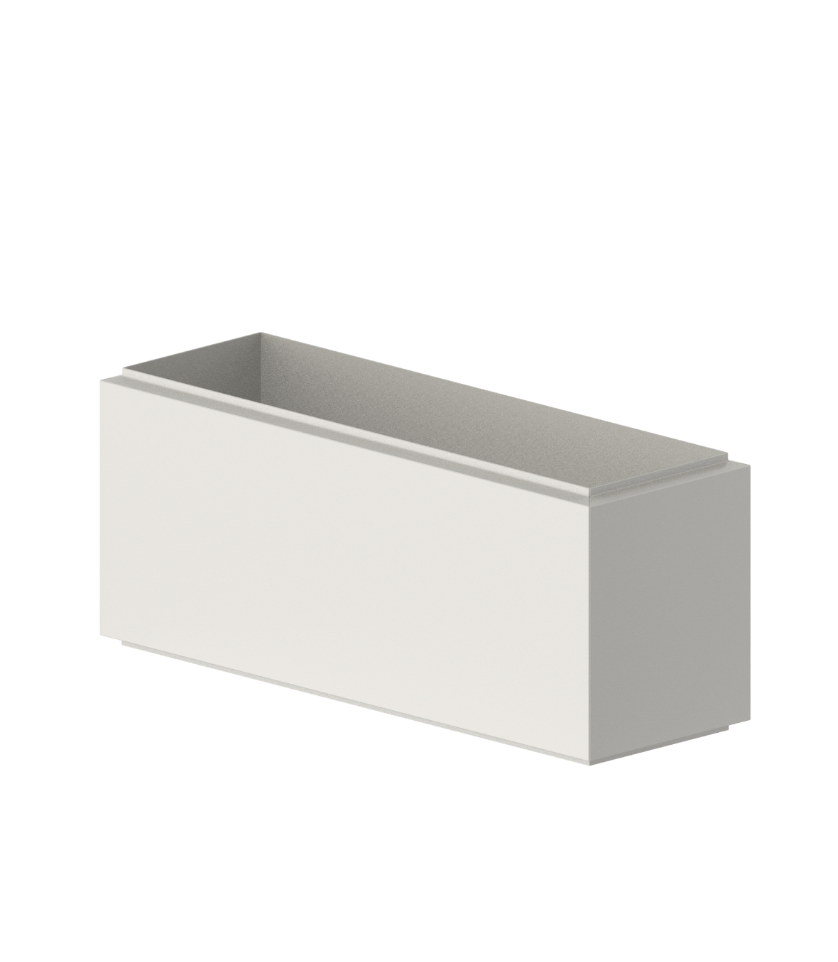 Alzata fioriera seta materica  100x33 h45